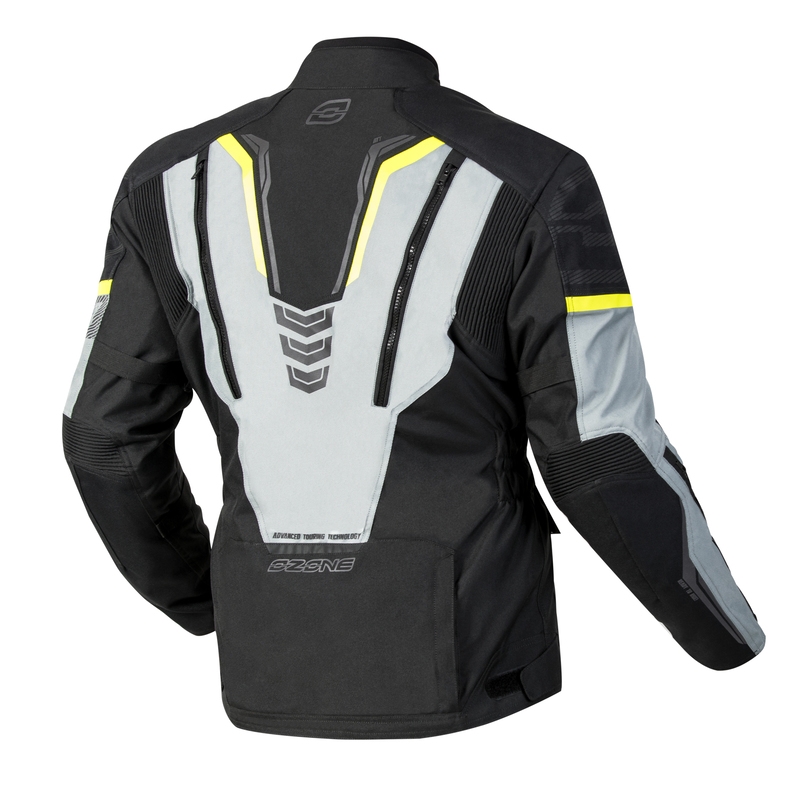 Mootorratta jope Ozone Tour III must-hall-fluo kollane