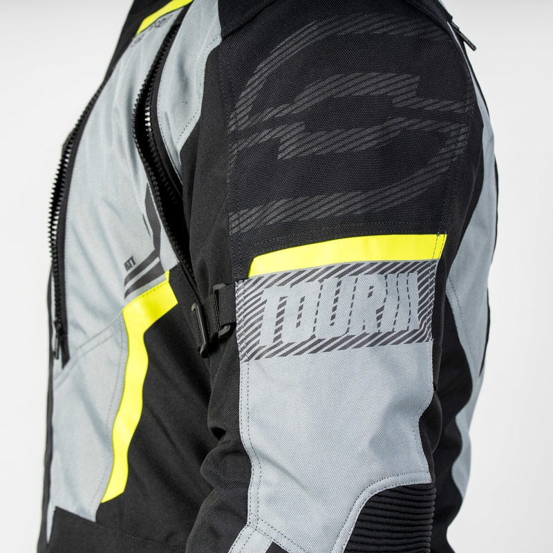 Mootorratta jope Ozone Tour III must-hall-fluo kollane