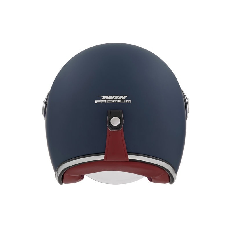 Avatud mootorratta kiiver NOX PREMIUM Heritage sinine