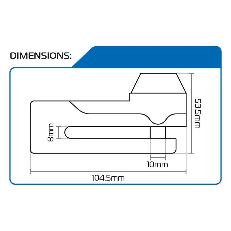Ketaspidurilukk Oxford Titan must