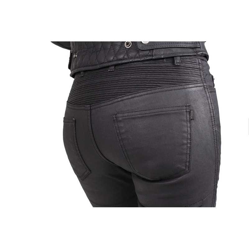 Naiste mootorratta teksad Ozone Roxy mustad