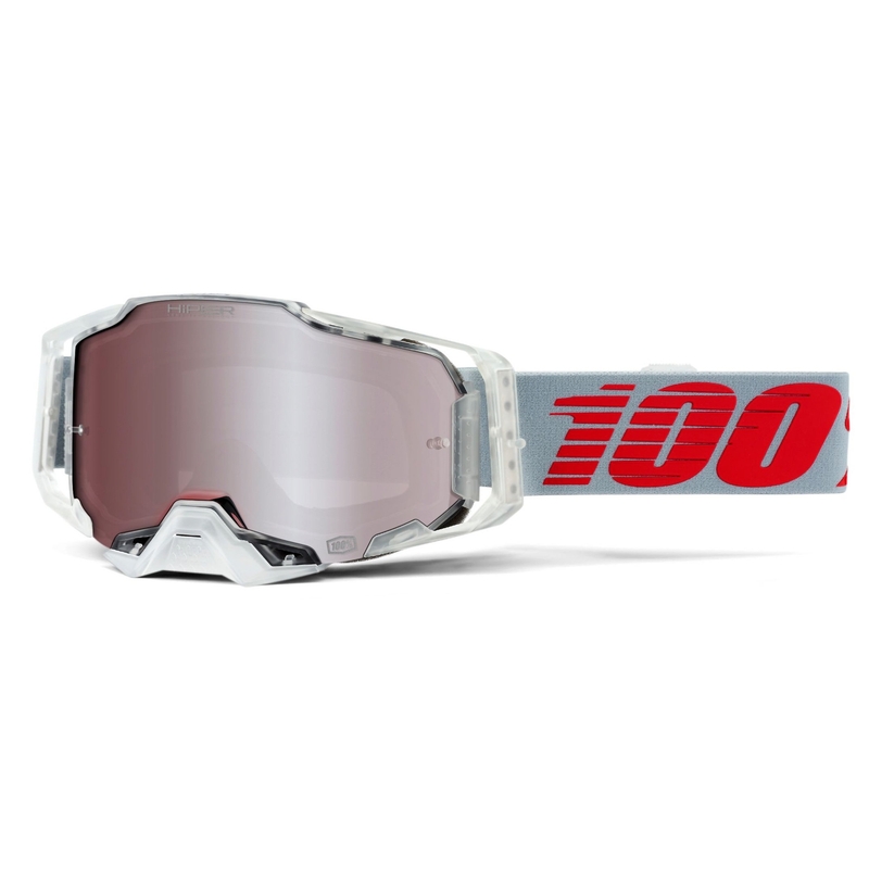 Motokrossiprillid 100% ARMEGA X-Ray-Hiper hõbedane plexi 100% ARMEGA X-Ray-Hiper hõbedane plexi