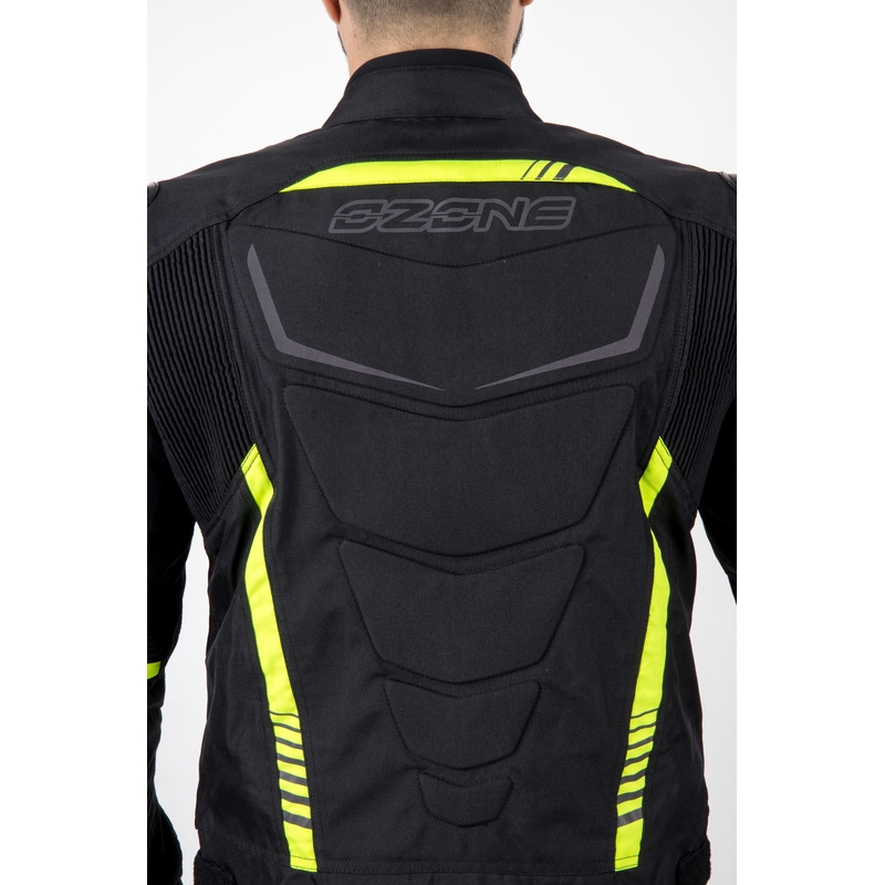 Ozone Pulse must-fluo kollane mootorratta jope