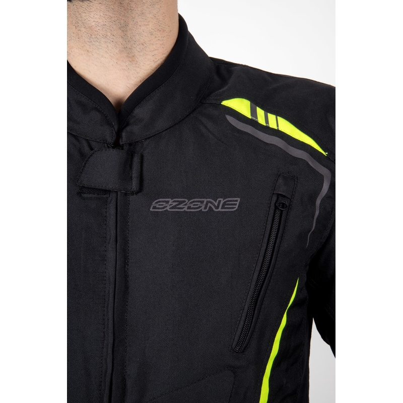 Ozone Pulse must-fluo kollane mootorratta jope