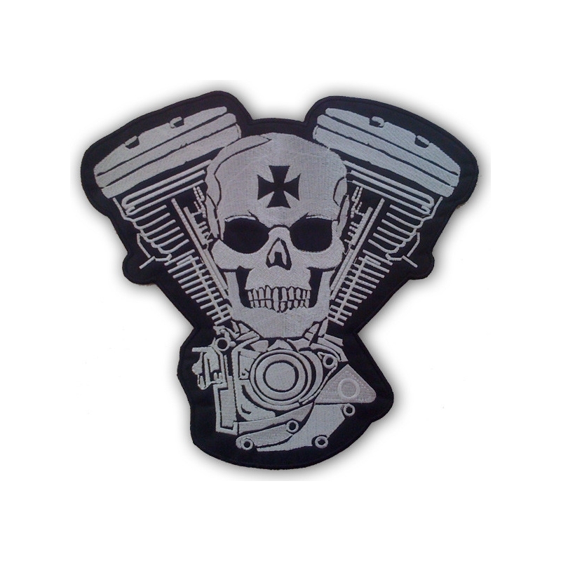 Patch Warrior valge-must allahindlus