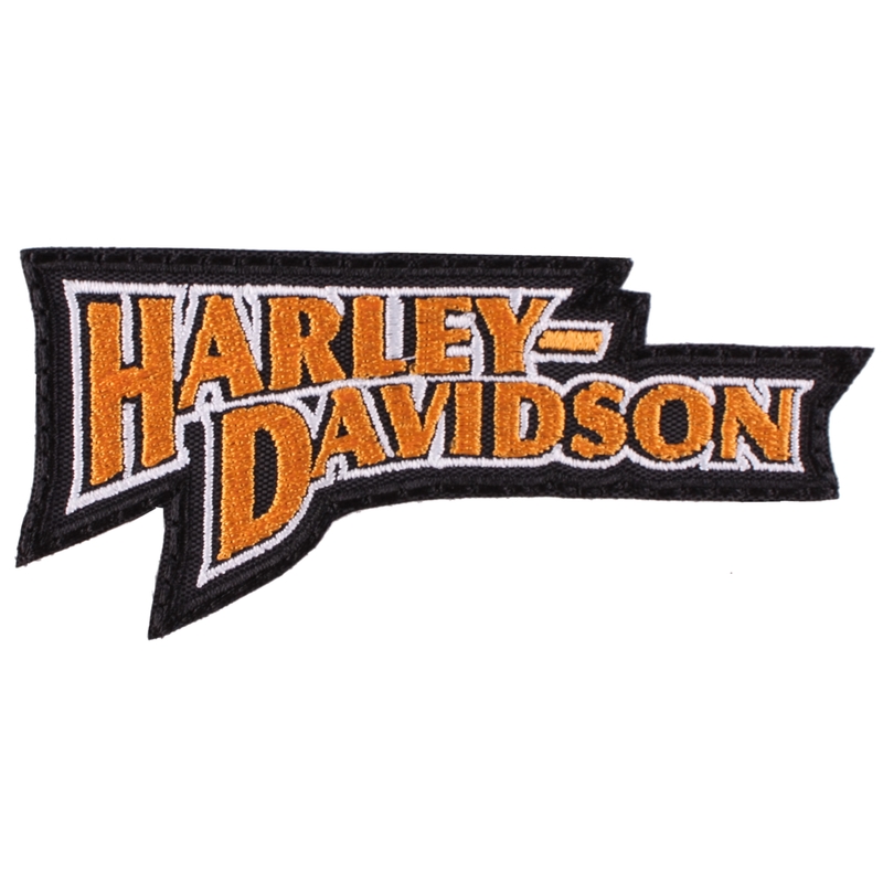 Patch Harley Davidson kiri oranž