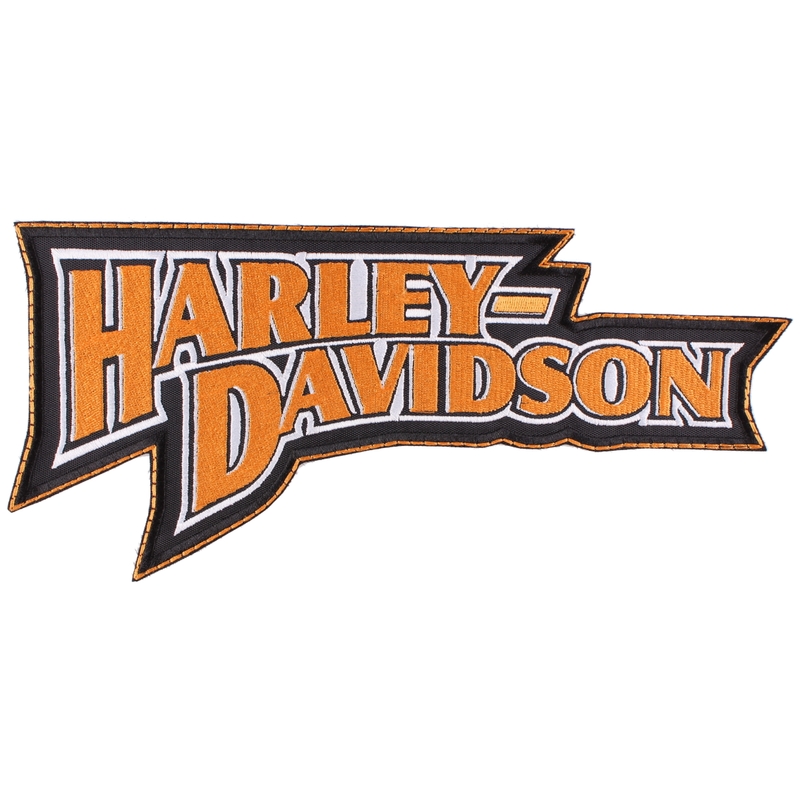 Plaaster Harley Davidson kiri oranž - suur