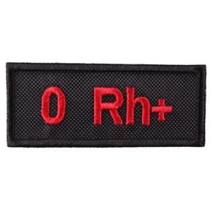 Plaaster veregrupiga 0 Rh+