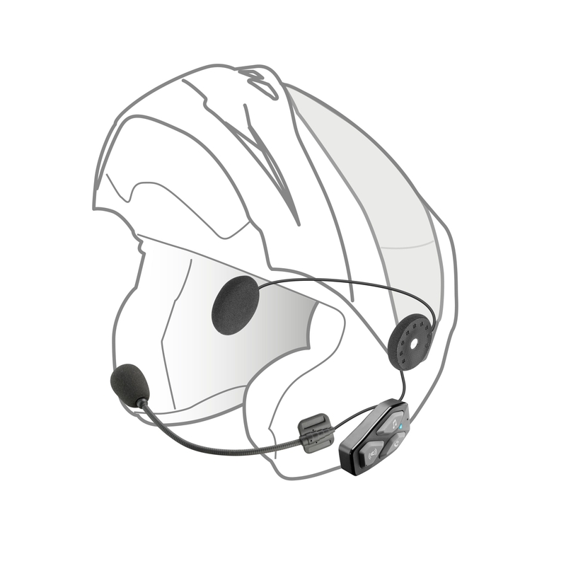 Bluetooth-peakomplekt Interphone U-COM3 Single Pack