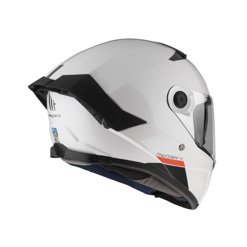 Täismaskiiver mootorrattale MT FF118SV Thunder 4 SV pärlvalge