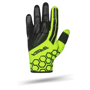 Laste mootorratta kindad RSA MX EVO must-fluo kollane