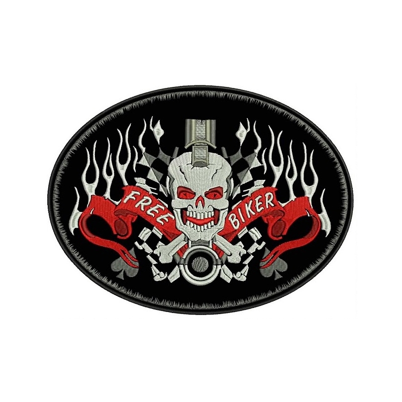 Patch Free Biker ovaalne - suur allahindlus