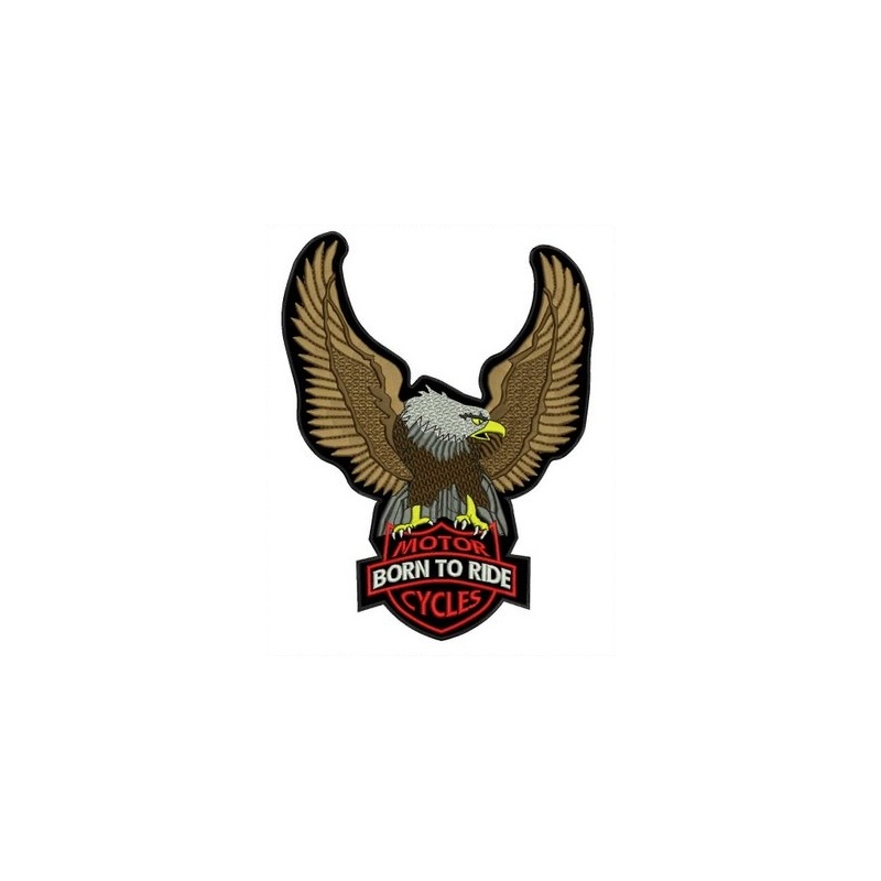 Patch Eagle Born Ride - suur