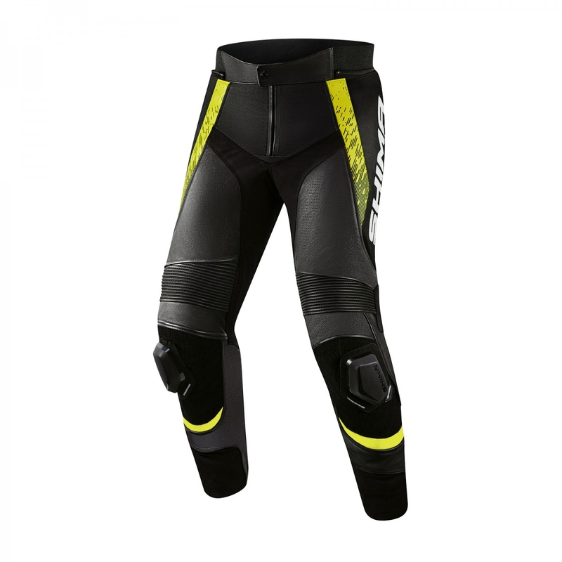 Shima STR 2.0 mootorratta püksid must-fluo kollane