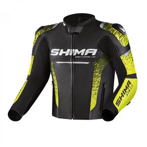 Mootorratta jope Shima STR 2.0 must-fluo kollane