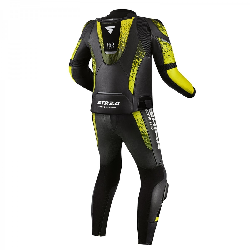 Mootorratta jope Shima STR 2.0 must-fluo kollane