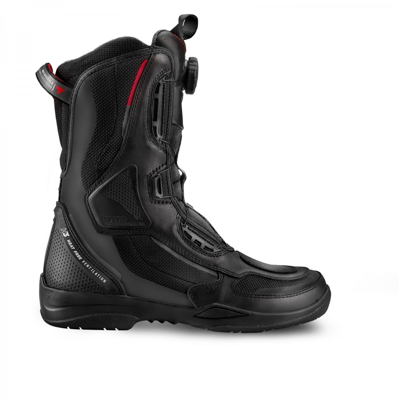 Shima Strato mustad mootorratta saapad