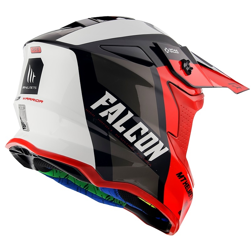 Motokrosová přilba MT Falcon Warrior červená