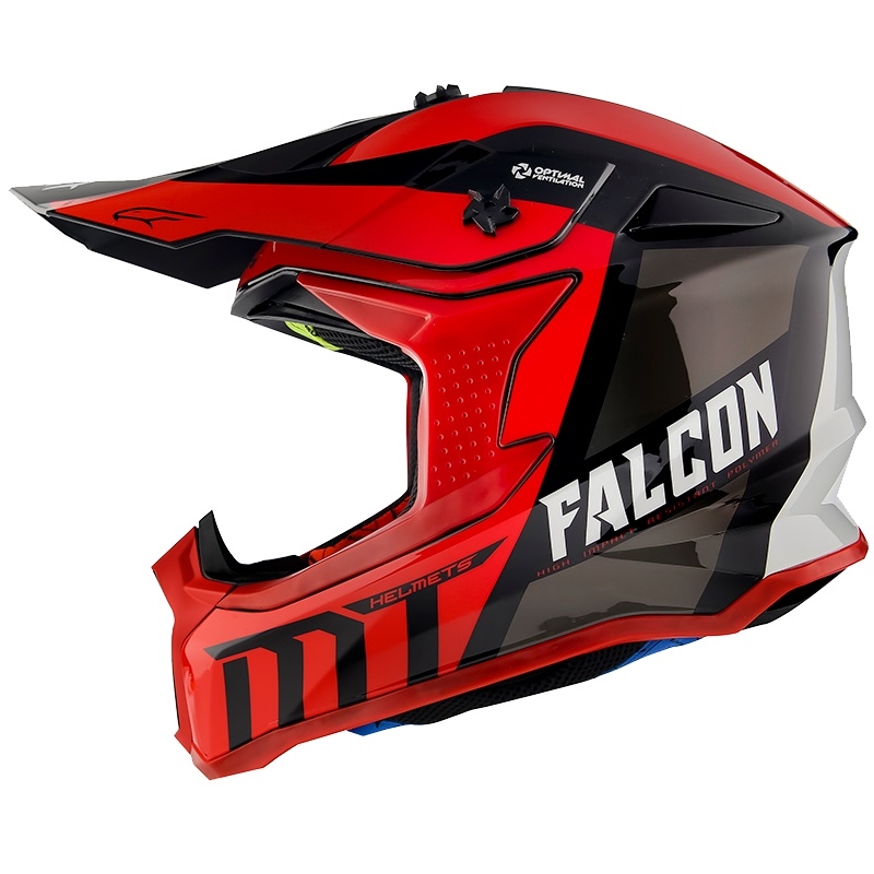 Motokrosová přilba MT Falcon Warrior červená