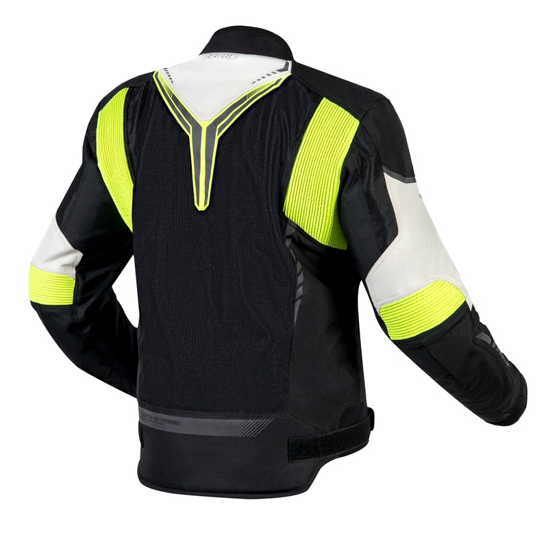 Ozone Flow must-hall-fluo kollane mootorratta jope allahindlus