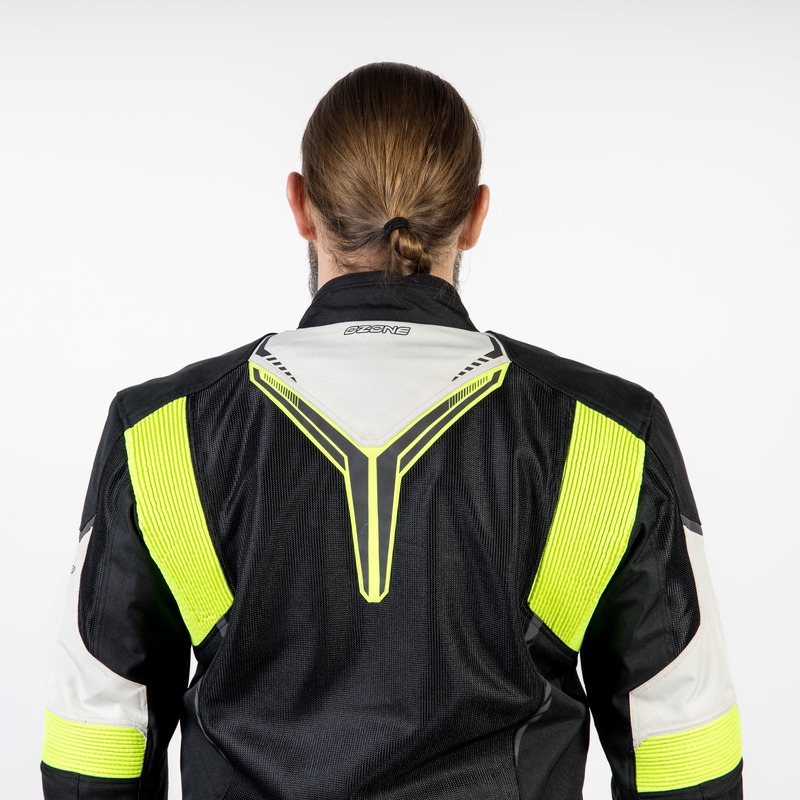 Ozone Flow must-hall-fluo kollane mootorratta jope allahindlus