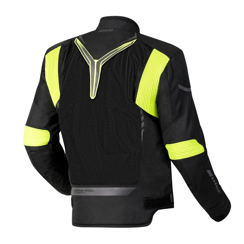 Ozone Flow must-fluo kollane mootorratta jope allahindlus