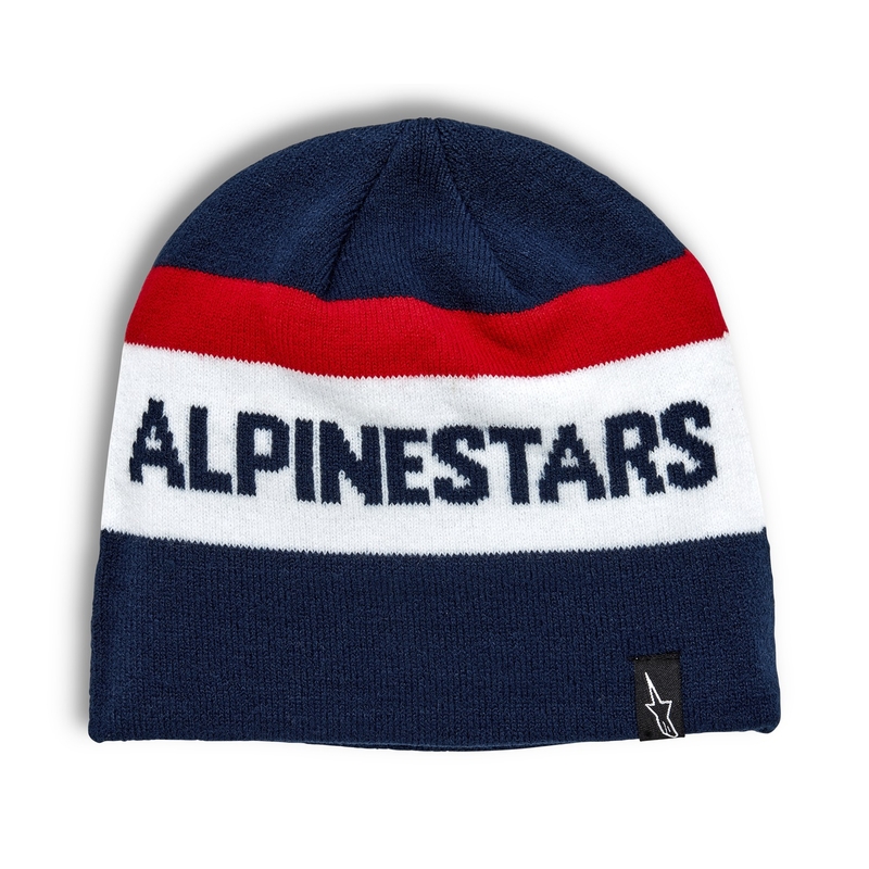 Alpinestars Stake Beanie sini-puna-valge