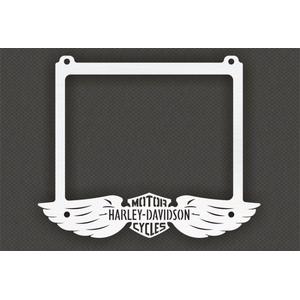 Roostevabast terasest pad CZ numbrimärk HD mootorratastele 2