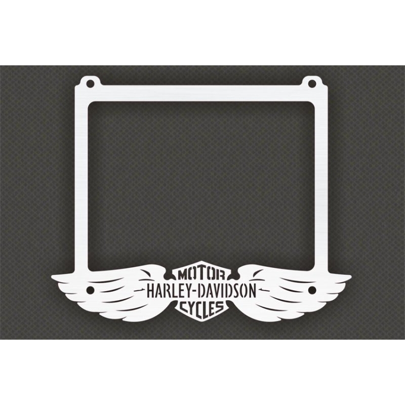 Roostevabast terasest pad CZ numbrimärk HD mootorratastele 2