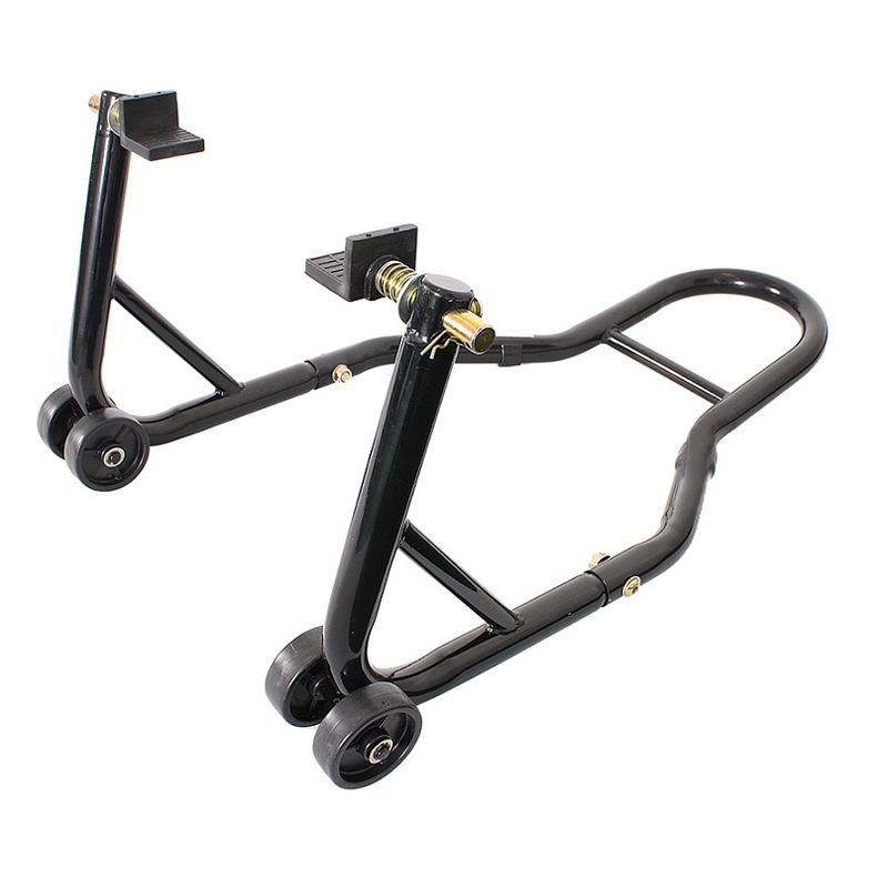 Mootorratta statiiv R-TECH - tagumine ratastega