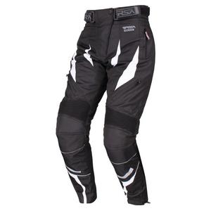 Dámské kalhoty na motorku RSA Queen černo-bílé výprodej