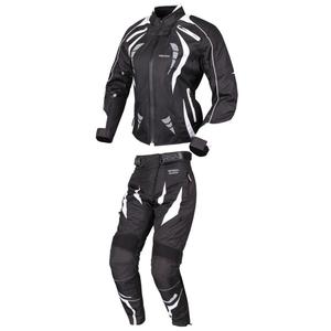 Naiste RSA Queen must-valge mootorratta kombinesoon allahindlus