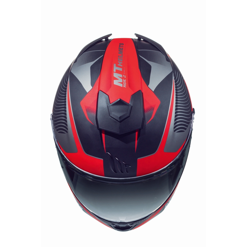 Integrální přilba na motorku MT Blade 2 SV Blaster černá matná-červená