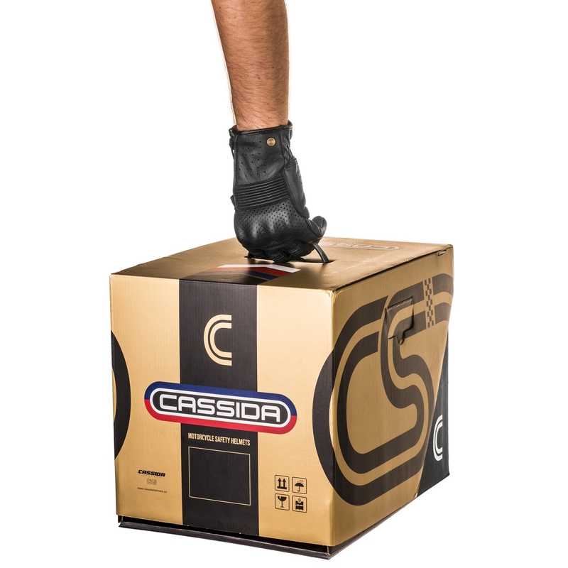 Cassida Fibre Super Hooligan must-roheline integreeritud mootorratta kiiver allahindlus