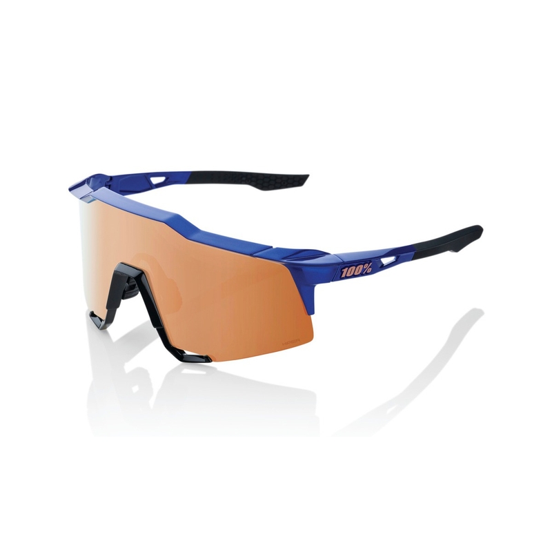 Päikeseprillid 100% SPEEDCRAFT Gloss Cobalt Blue sinimustvalge (HIPER klaas)