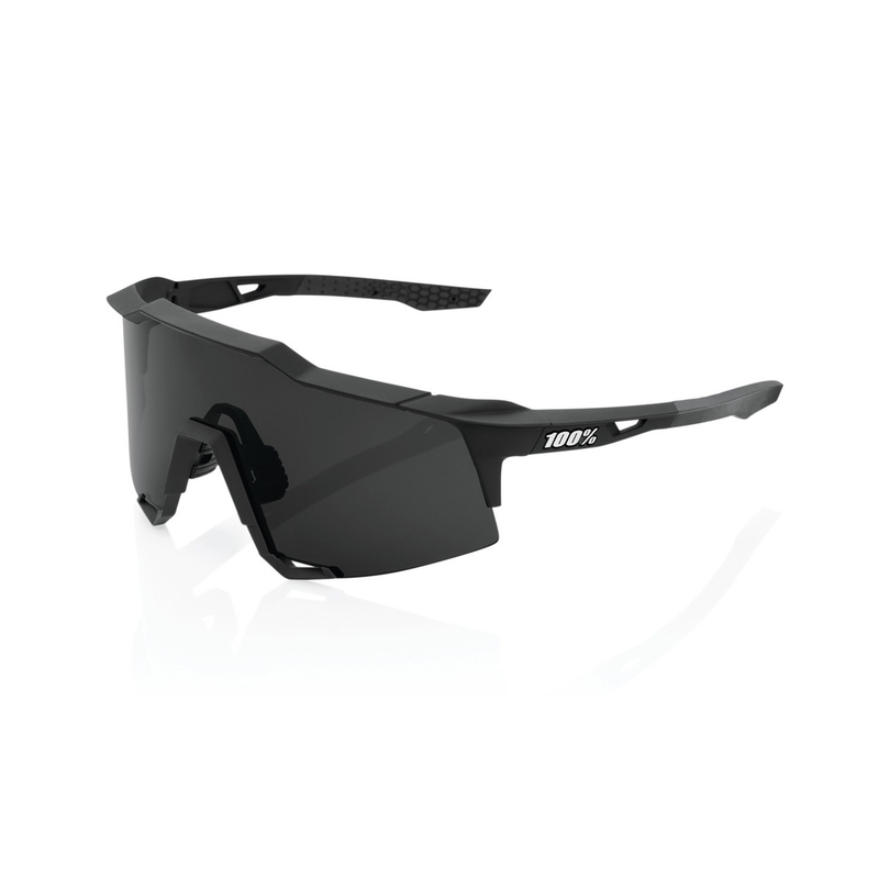 100% SPEEDCRAFT Soft Tact Black päikeseprillid (suitsutatud klaas)