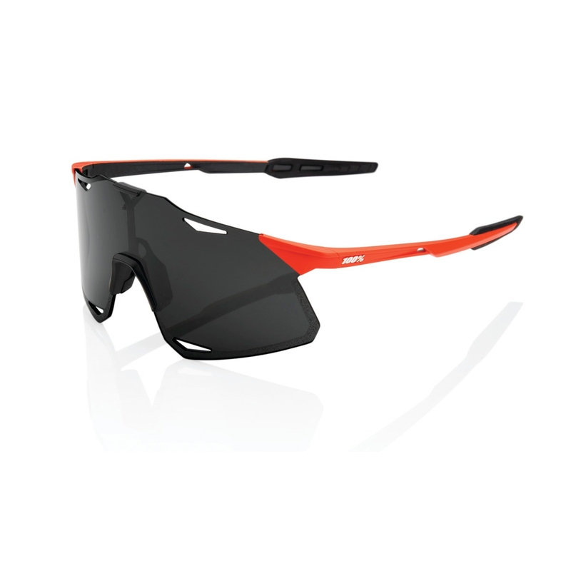 Päikeseprillid 100% HYPERCRAFT Matte Oxyfire must-punane (suitsuklaas)