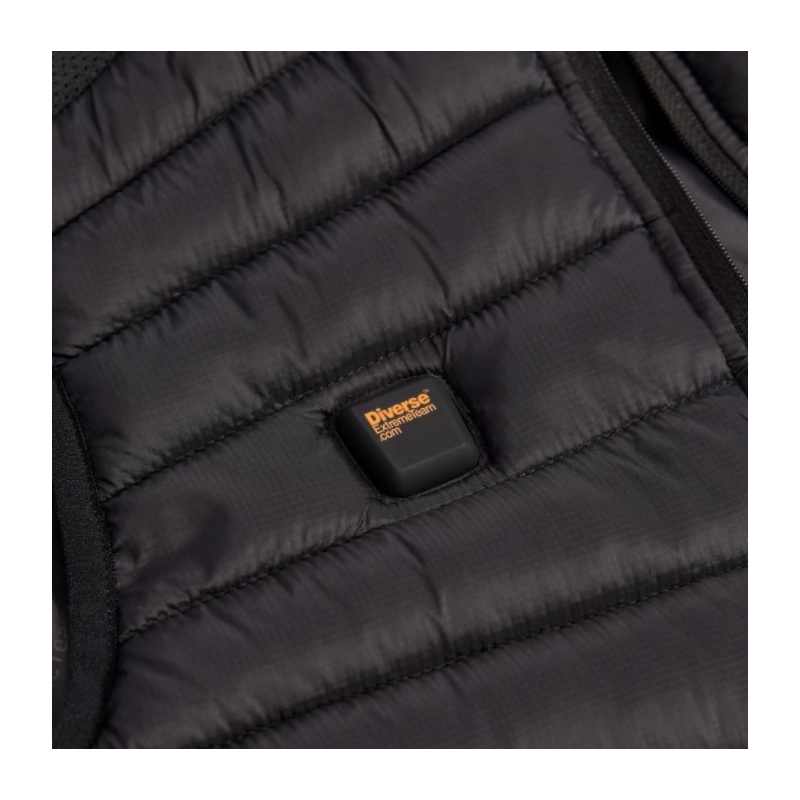 Prošívaná vesta DAKAR VE Heat černá výprodej