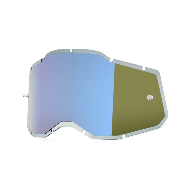 Plexi 100% Injected Racecraft 2/Accuri 2/Strata 2 sinine peegel (Anti-fog) allahindlus