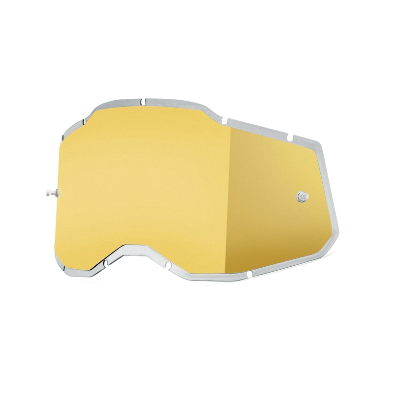 Plexi 100% Injected Racecraft 2/Accuri 2/Strata 2 kuldne peegel (Anti-fog)