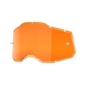 Plexi 100% Injected Racecraft 2/Accuri 2/Strata 2 oranž peegel (Anti-fog)