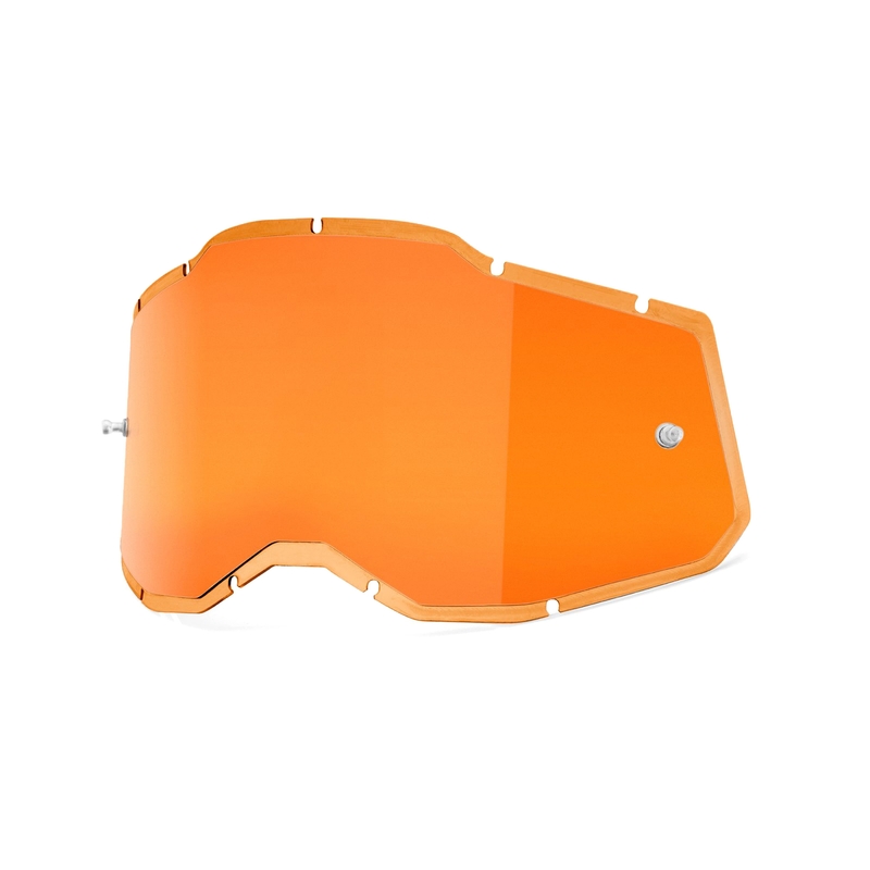 Plexi 100% Injected Racecraft 2/Accuri 2/Strata 2 oranž peegel (Anti-fog)