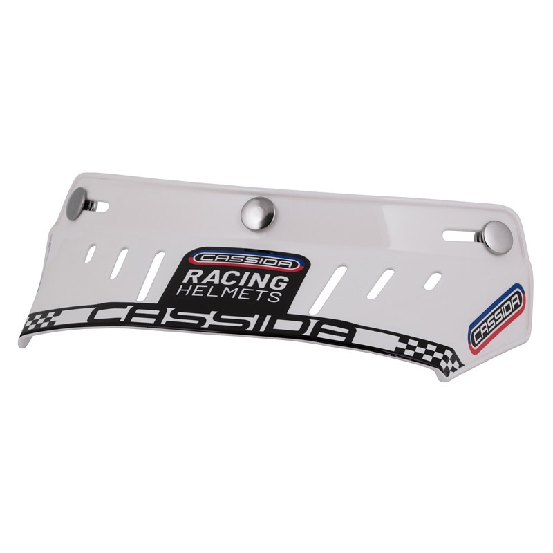 Lame visiir Cassida Oxygen Racing Spirit kiivritele valge