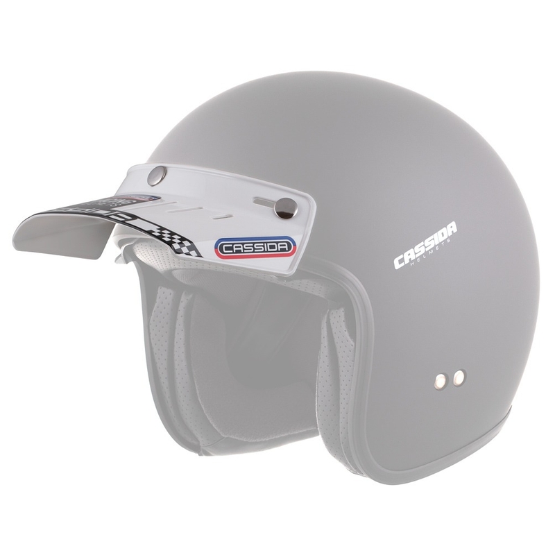Lame visiir Cassida Oxygen Racing Spirit kiivritele valge