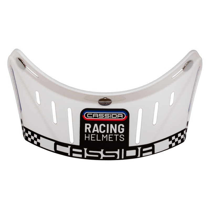 Lame visiir Cassida Oxygen Racing Spirit kiivritele valge