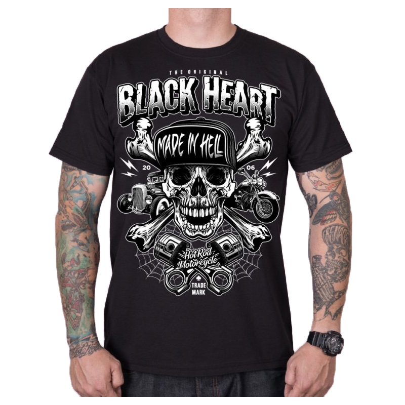 Meeste T-särk Black Heart Sinner must