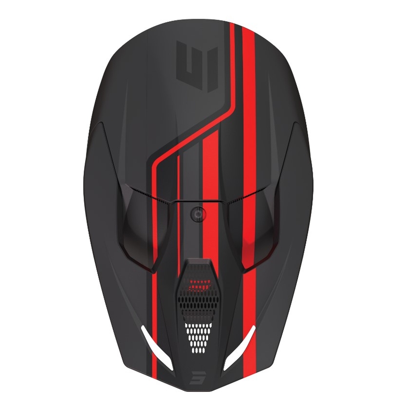 Motokrosová přilba Shot Furious Heritage červeno-šedá