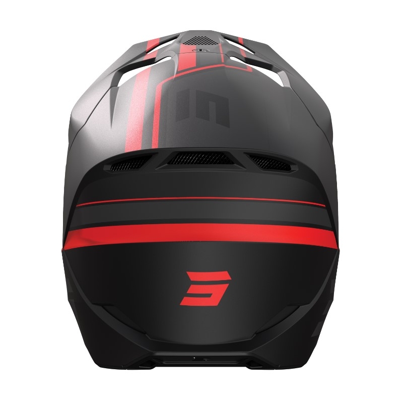 Motokrosová přilba Shot Furious Heritage červeno-šedá