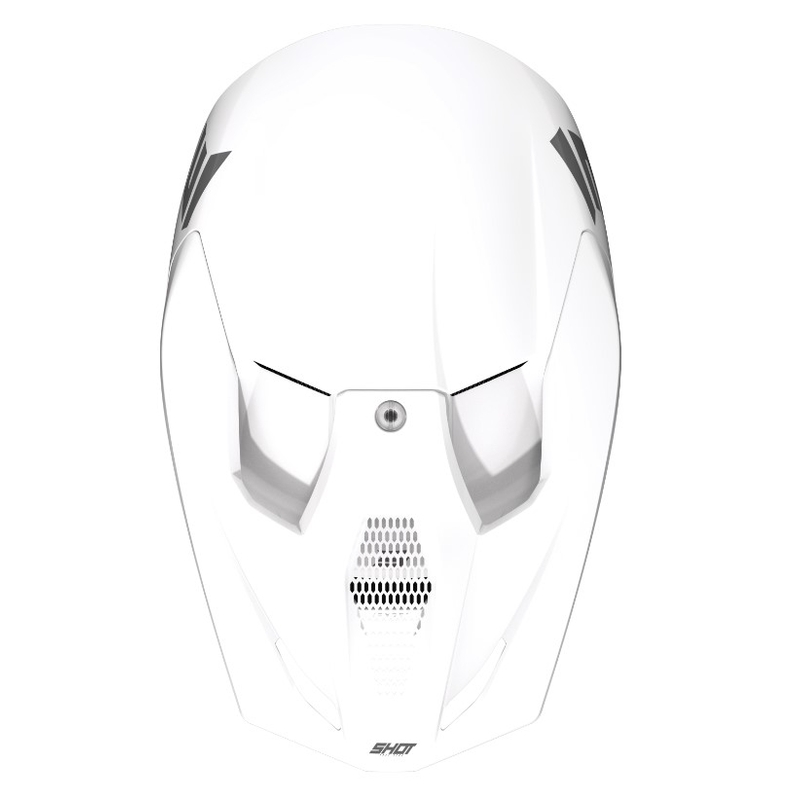 Motokross kiiver Shot Furious Solid White