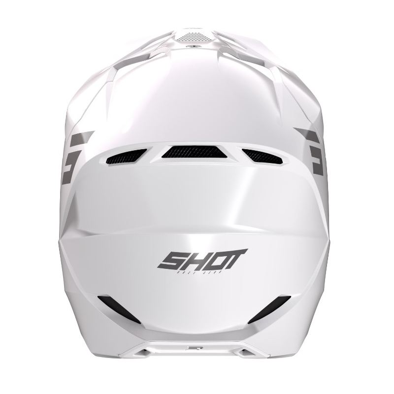 Motokross kiiver Shot Furious Solid White